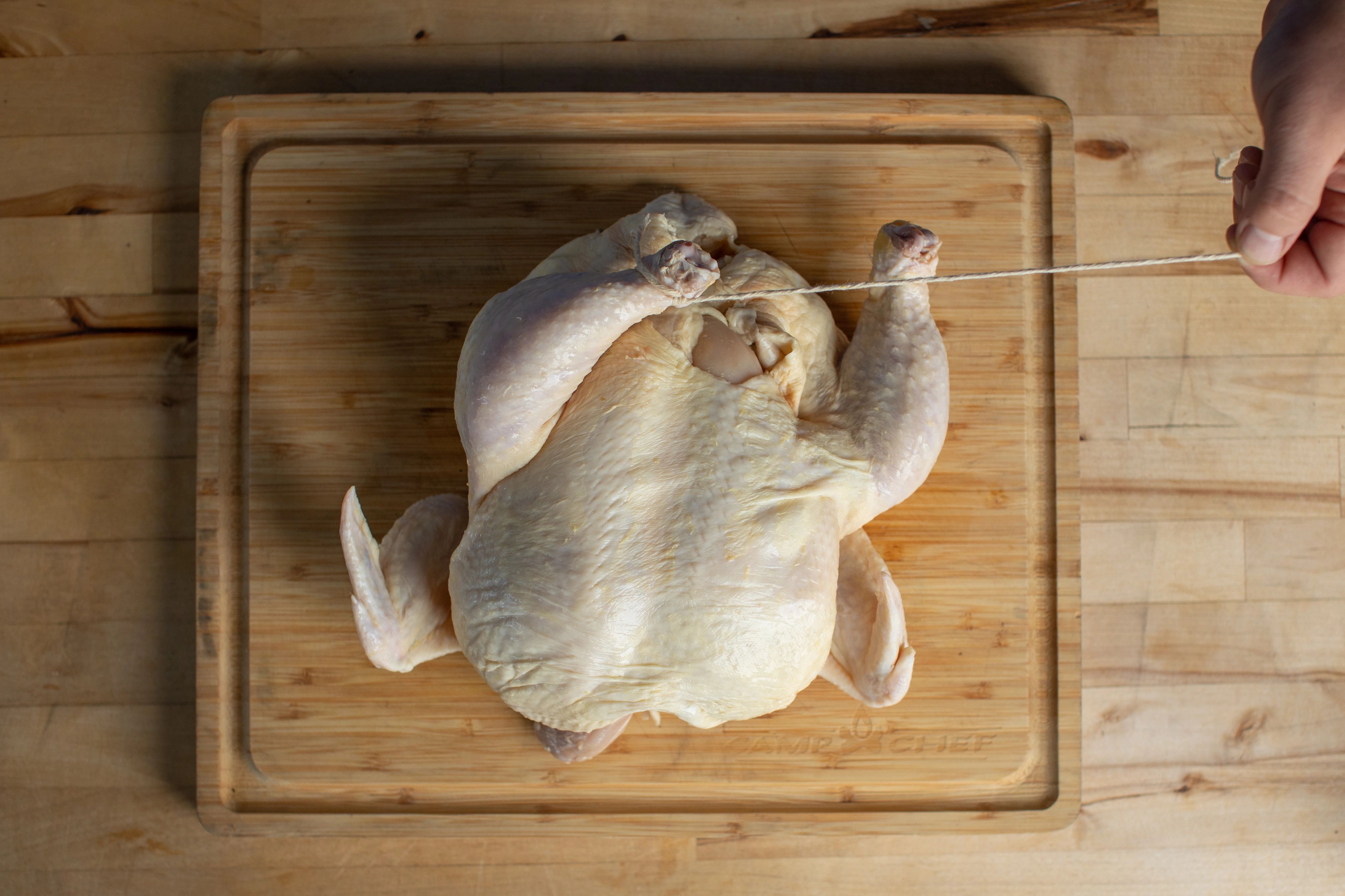 Whole Roasted Chicken with Lemon and Herb