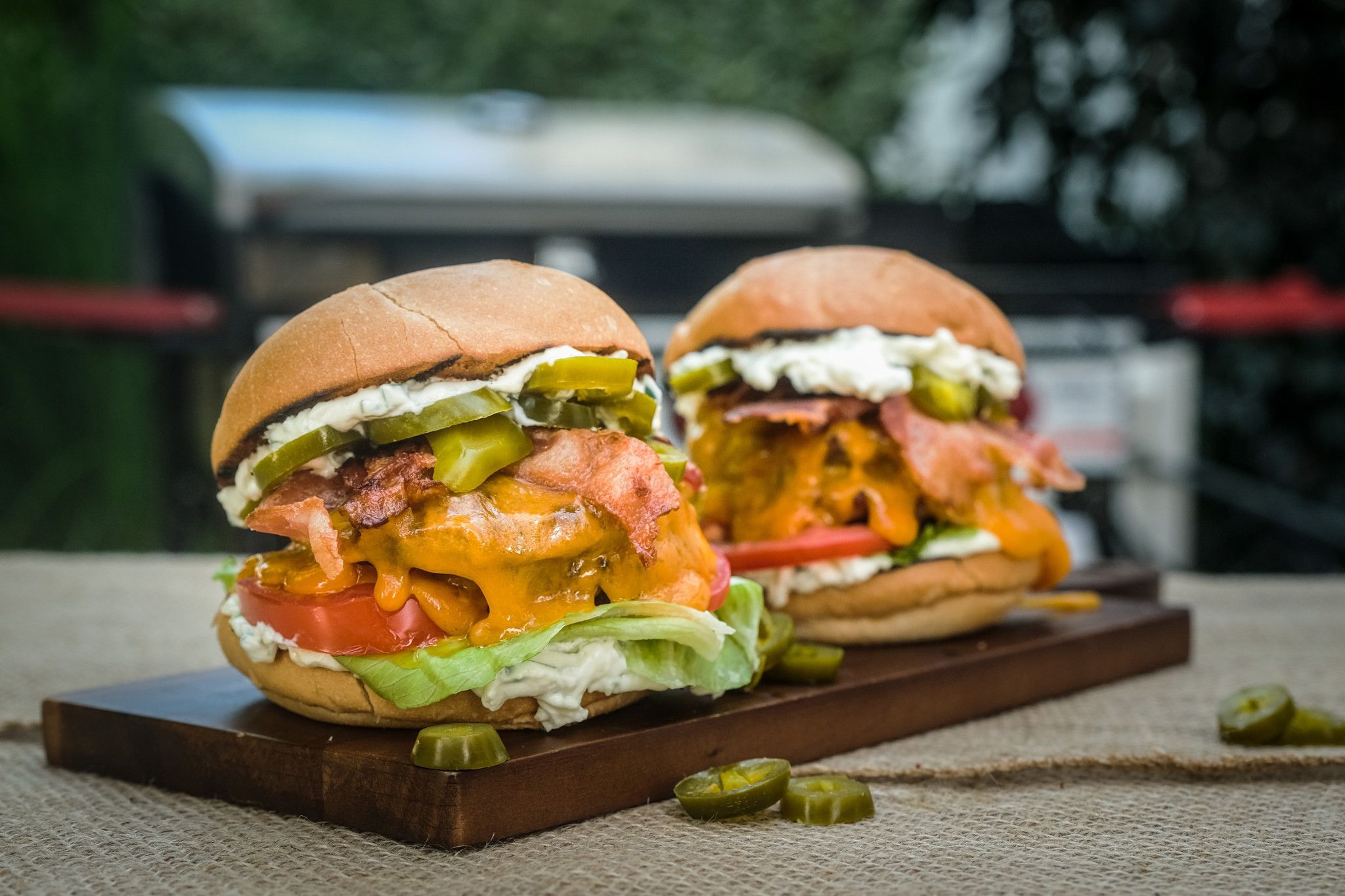 Bacon Jalapeno Popper Burger