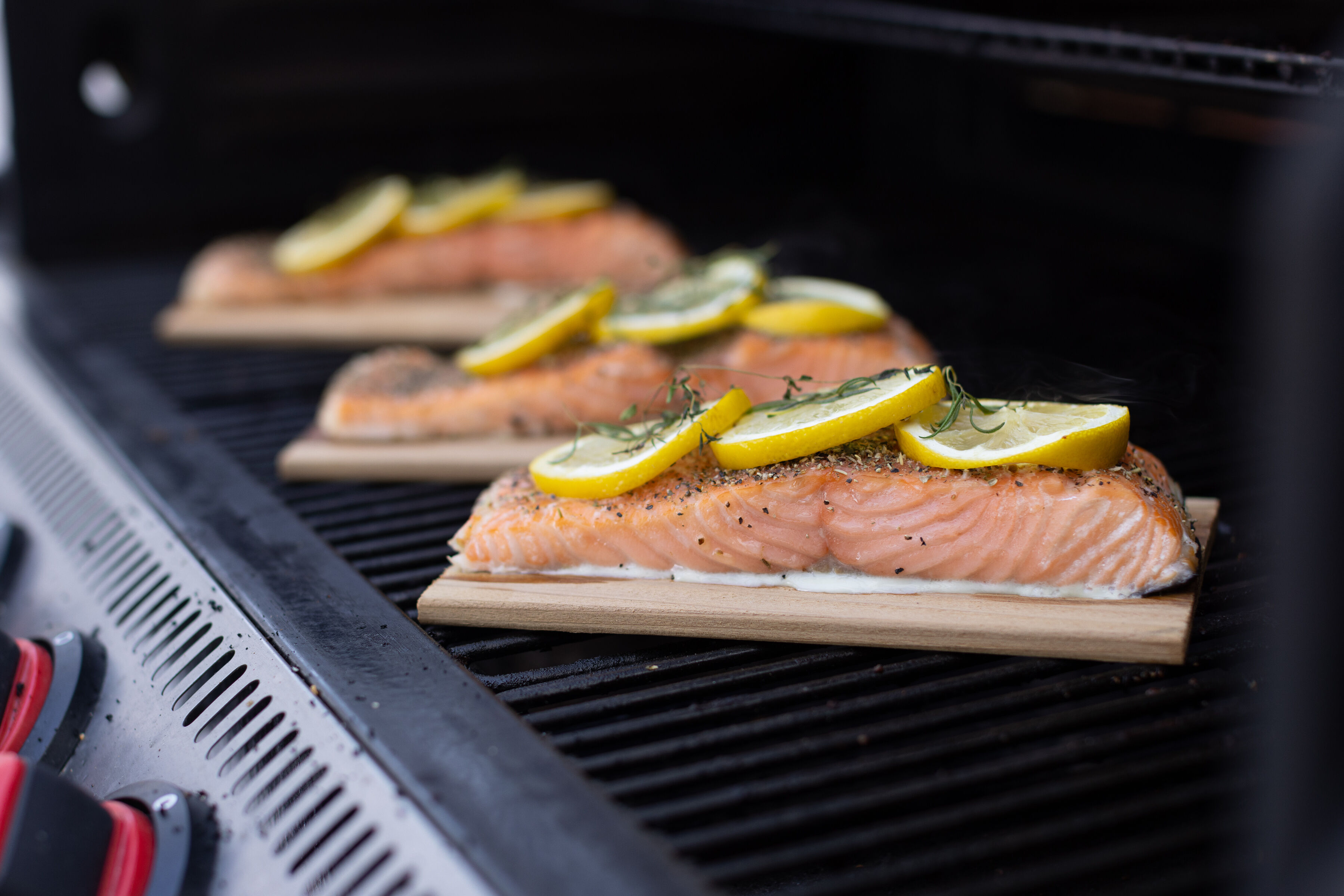 Mediterranean Cedar Plank Salmon