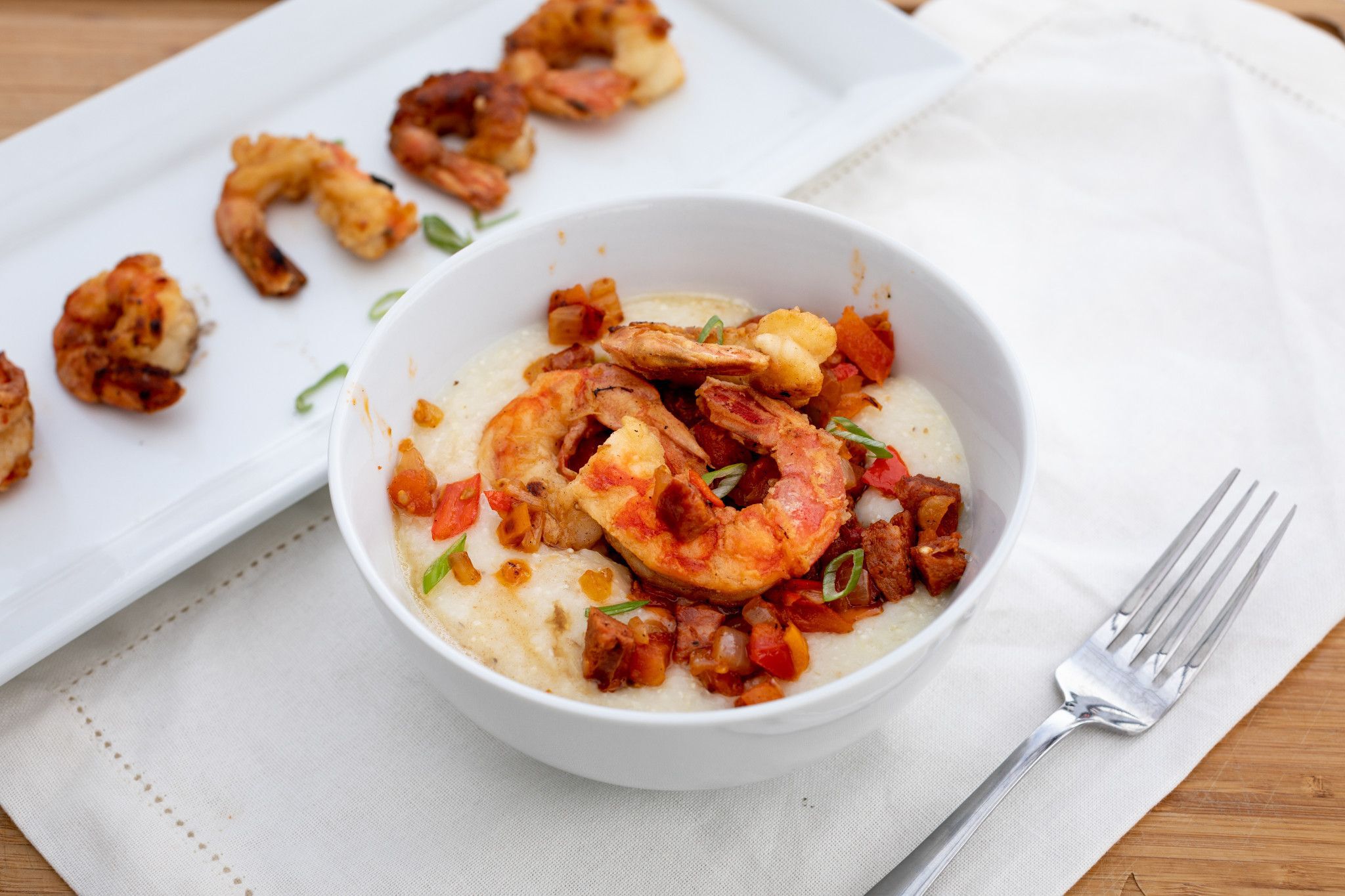 Shrimp and Cheesy Grits Recipe by Camp Chef