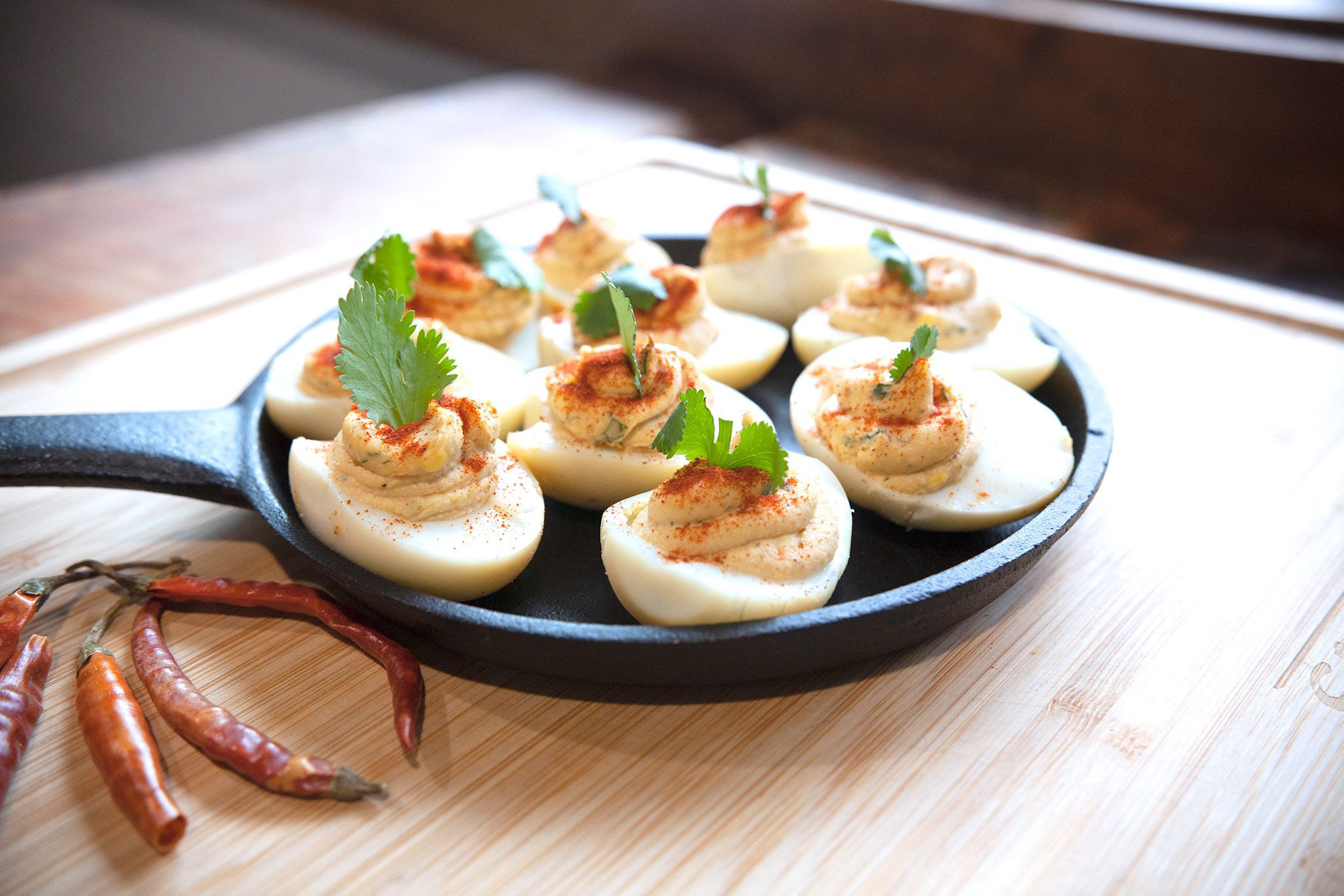 SMOKY CHIPOTLE DEVILED EGGS