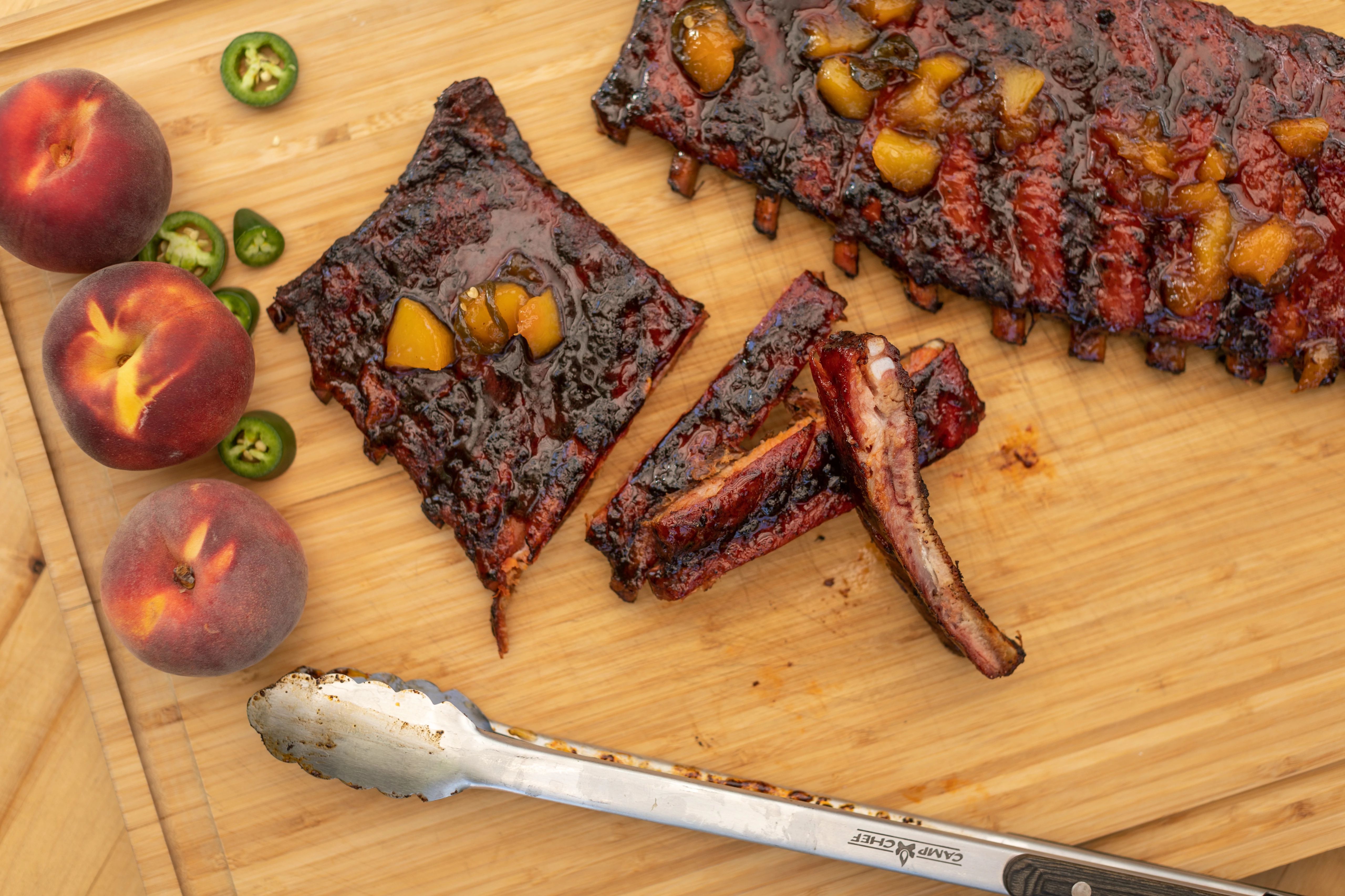 Peach Jalepeno Ribs