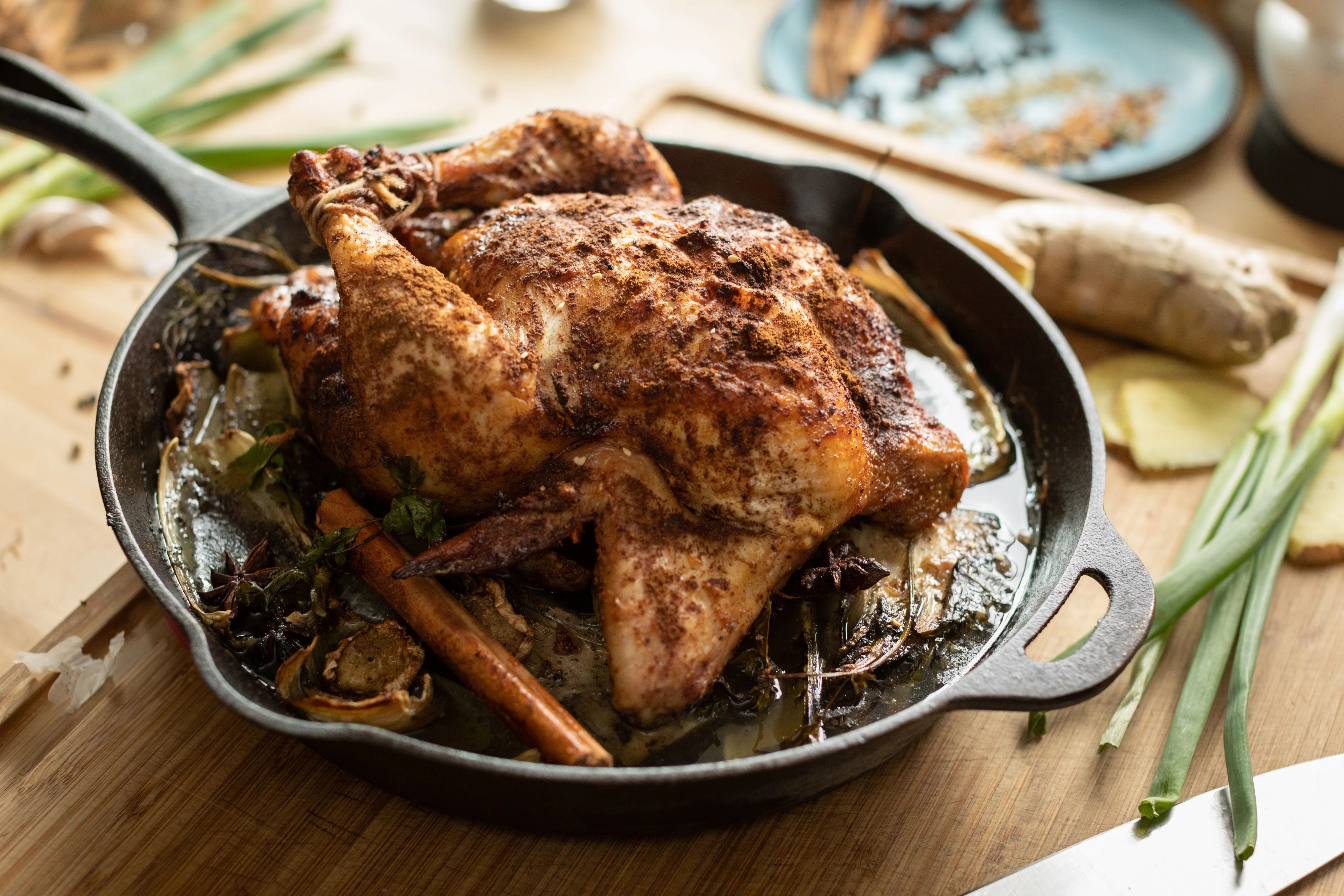 Whole Roasted 5 Spice Chicken by Camp Chef