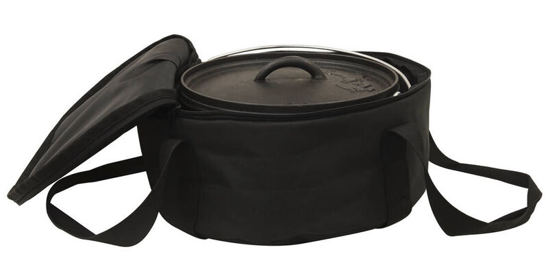 Morjor Dutch Oven Bag for 12 & 10 inch Dutch Oven, Carry Bag with Extra Inner Crossed Straps & 2 Pockets