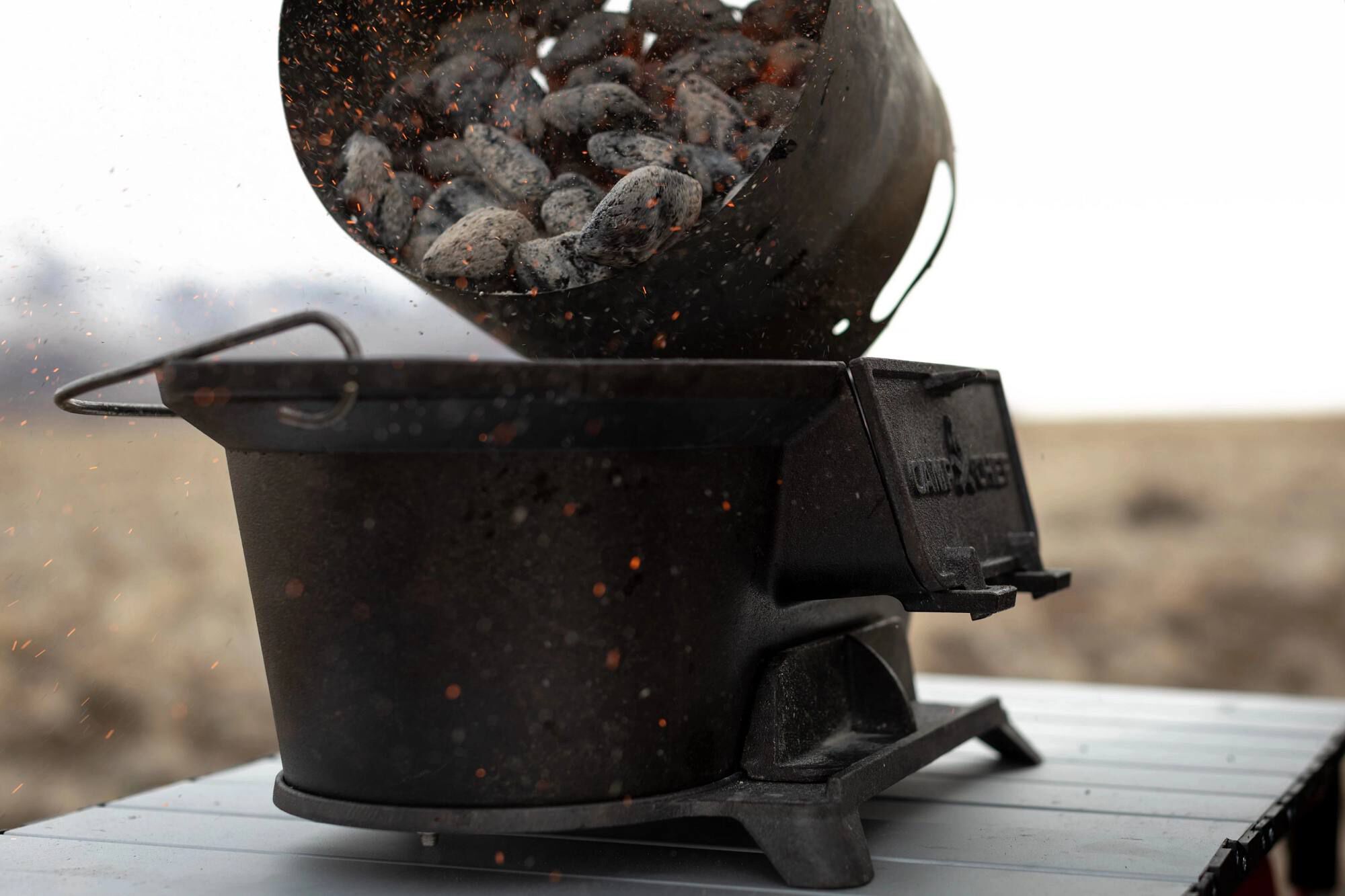 Cast Iron Charcoal Grill and More | Camp Chef