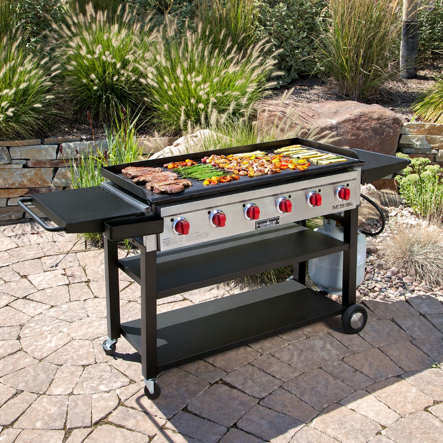 Camp Chef Portable Flat Top 4 Burner Grill